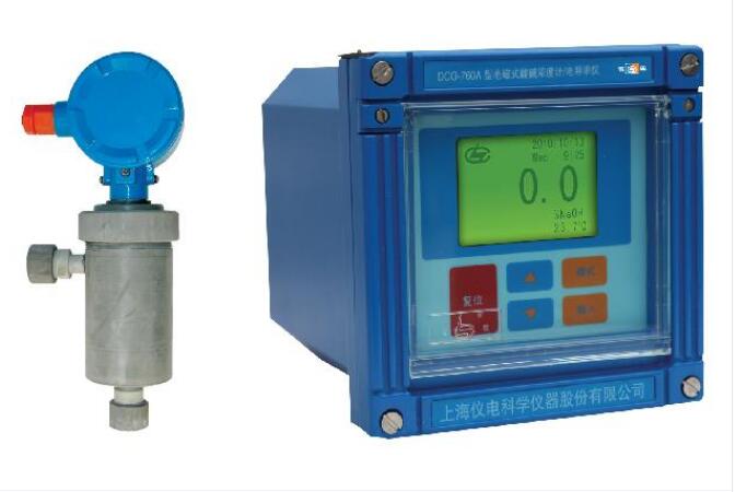 上海儀電科學(xué)雷磁DCG-760A型電磁式酸堿濃度計/電導率儀