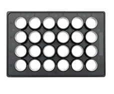 德國艾本德(Eppendorf)Cell Imaging Plates，帶板蓋，黑色底透，平底無(wú)菌、無(wú)熱原,無(wú)RNase和DNase,無(wú)人類(lèi)和細菌DNA。無(wú)細胞毒素,24孔細胞成像培養板,25μm薄膜