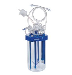 德國艾本德Eppendorf,BioBLU? 3c Single-Use Vessel,細胞培養,大孔氣體分布器,1個(gè)斜葉攪拌槳,光學(xué)pH電極,無(wú)菌級,1件