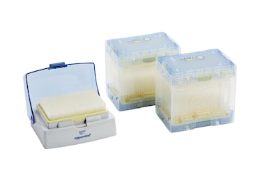艾本德epT.I.P.S.? 384 Reloads, PCR 潔凈級, 0.5 – 100 μL, 53 mm, 淡黃色, 天然色 無(wú)色, 3,840 個(gè) (10 托盤(pán) × 384 個(gè))貨號 003