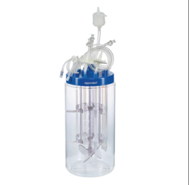 德國艾本德Eppendorf,BioBLU? 14c Single-Use Vessel,細胞培養,大孔氣體分布器,1個(gè)斜葉攪拌槳,光學(xué)pH電極,無(wú)菌級,1件